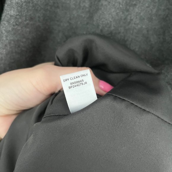 Frenchi Grey One Button Long Sleeve Notch Lapel Blazer Jacket X-Large XL - Picture 7 of 8